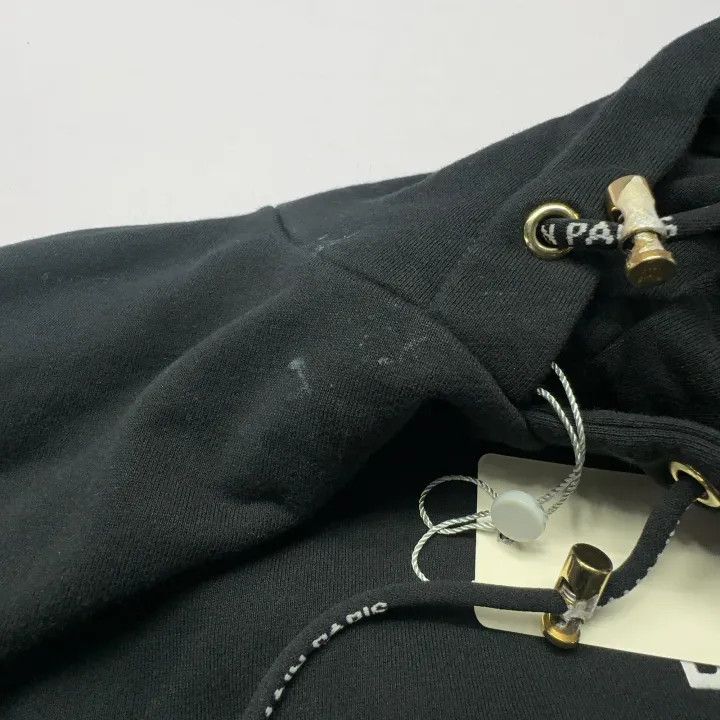 Balmain Balmain Black Logo Print Casual Hoodie 0079 Size M / US 6-8 / IT 42-44 - 8 Thumbnail