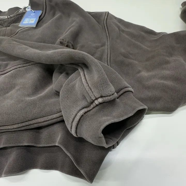 Alexander Wang Alexander Wang Brown Cropped V-Neck Sweatshirt 0079 Size S / US 4 / IT 40 - 9 Thumbnail