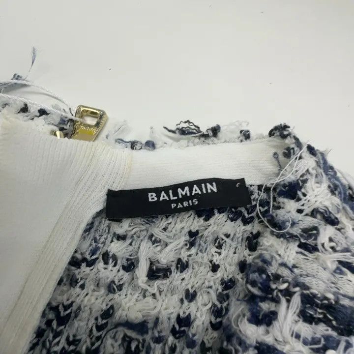 Balmain Balmain Stylish Sleeveless Knit Dress 0079 Size S / US 4 / IT 40 - 6 Thumbnail