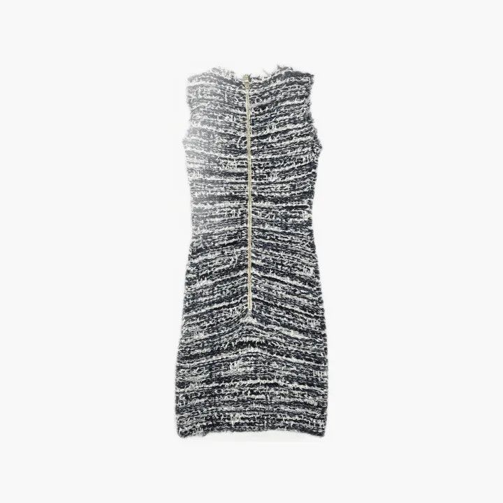 Balmain Balmain Stylish Sleeveless Knit Dress 0079 Size S / US 4 / IT 40 - 3 Thumbnail