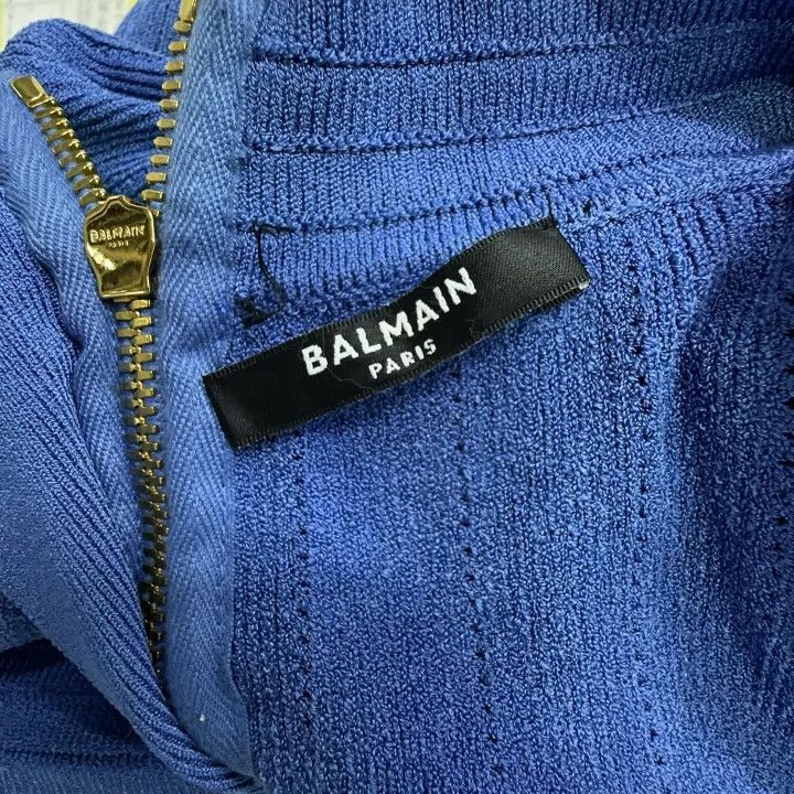 Balmain Balmain SS23 Short Sleeve Buttoned Dress 0079 Size M / US 6-8 / IT 42-44 - 2 Thumbnail