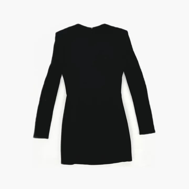 Balmain Balmain Color-Block Button Detail Long Sleeve Dress 0079 Size M / US 6-8 / IT 42-44 - 3 Thumbnail
