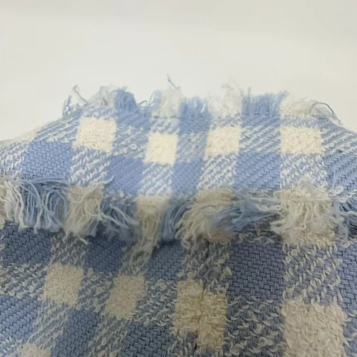 Balmain Balmain Gingham Tweed Jacket in Light Blue 0079 Size M / US 6-8 / IT 42-44 - 7 Thumbnail