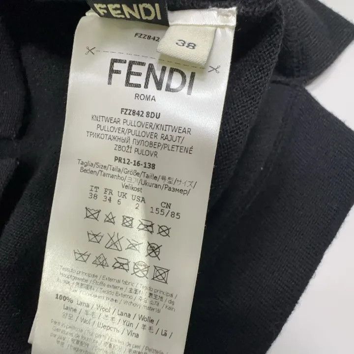 Fendi Fendi Little Devil Embroidered Sweater for Women 0079 Size S / US 4 / IT 40 - 5 Thumbnail