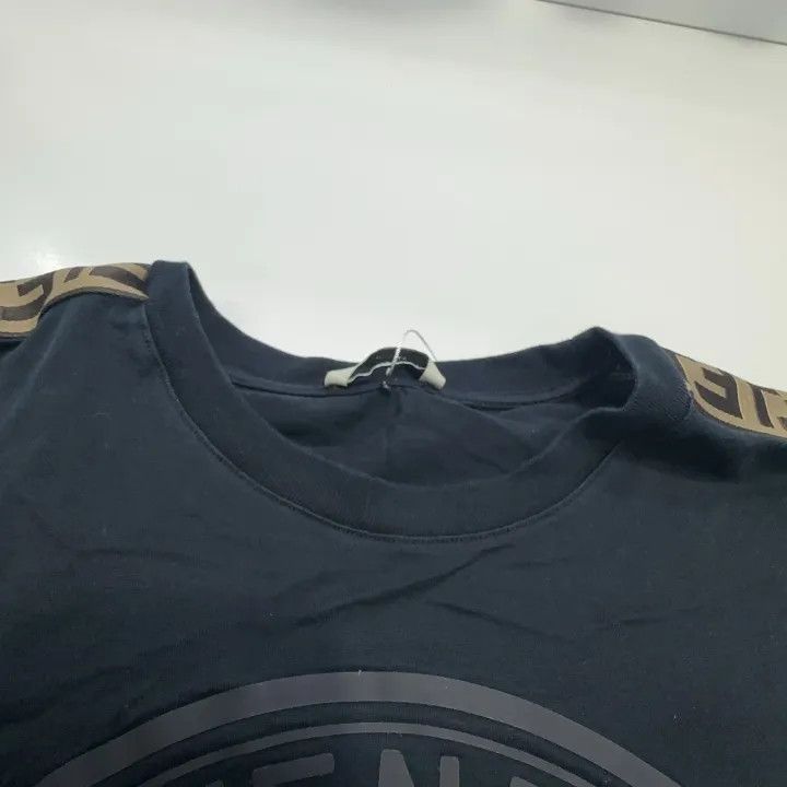 Fendi Fendi SS21 Black Knit Short Sleeve T-Shirt 0079 Size XS / US 0-2 / IT 36-38 - 8 Thumbnail