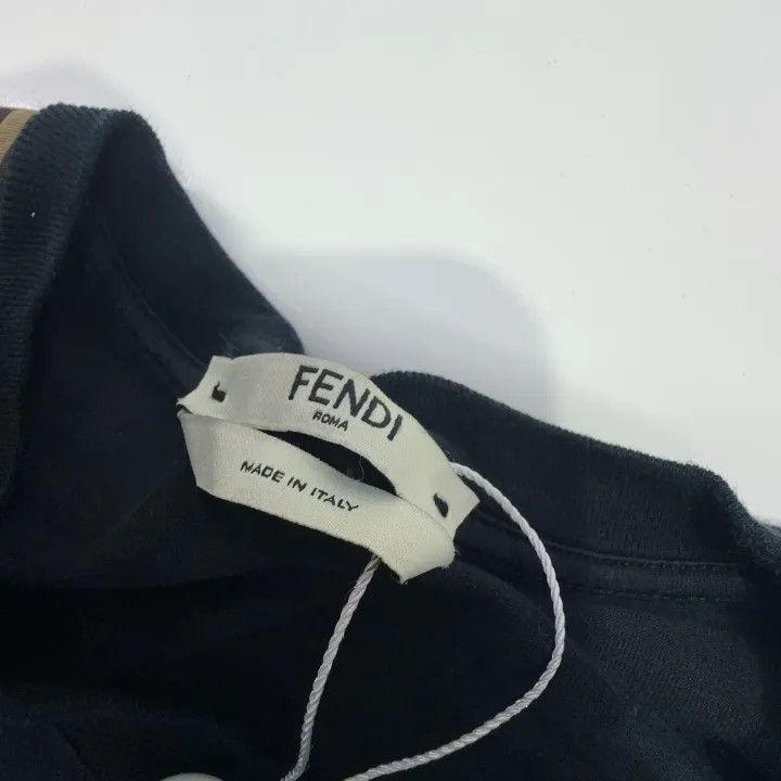 Fendi Fendi SS21 Black Knit Short Sleeve T-Shirt 0079 Size XS / US 0-2 / IT 36-38 - 6 Thumbnail
