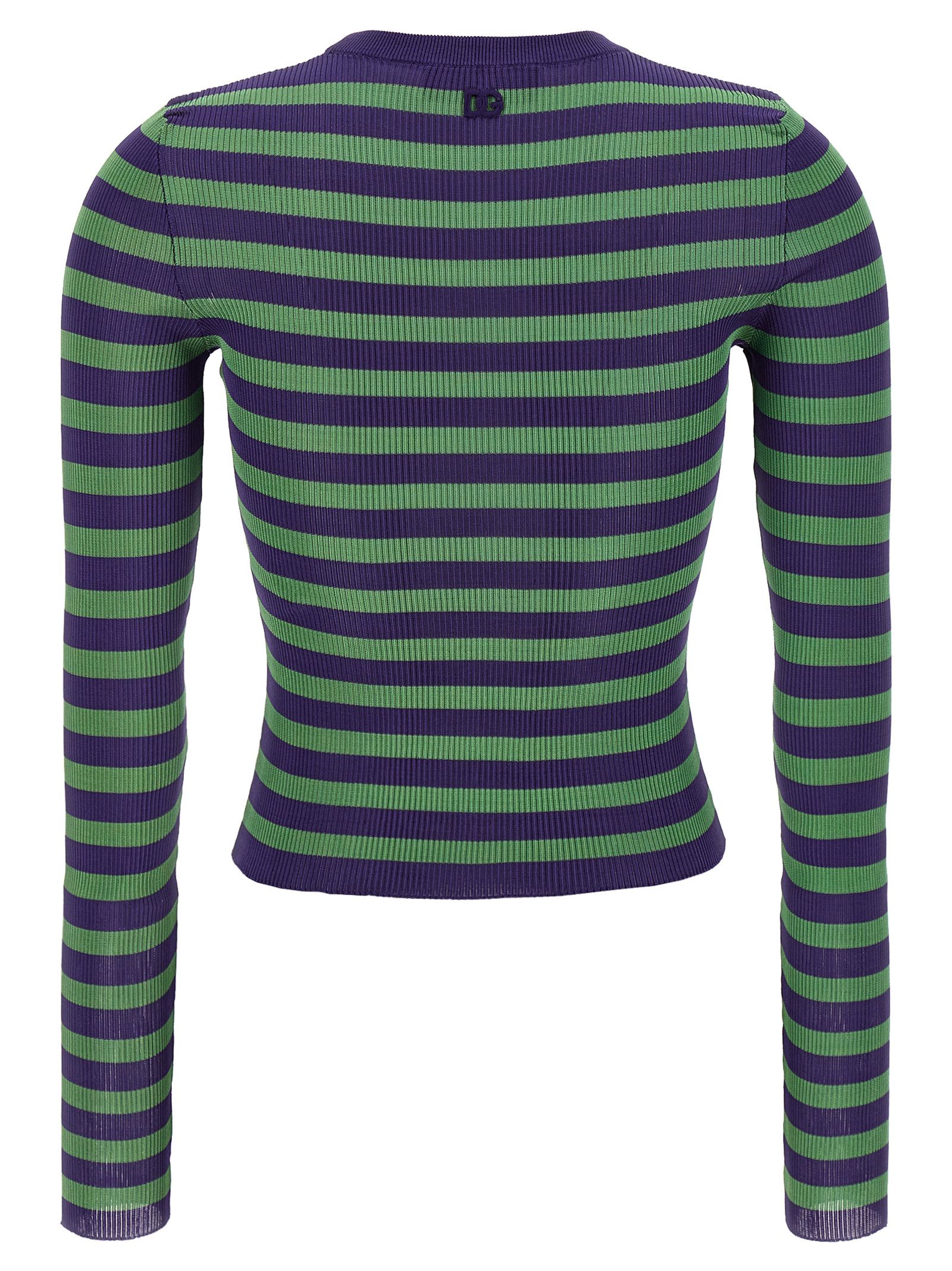 Dolce & Gabbana Striped Viscose Sweater Size M / US 6-8 / IT 42-44 - 2 Thumbnail