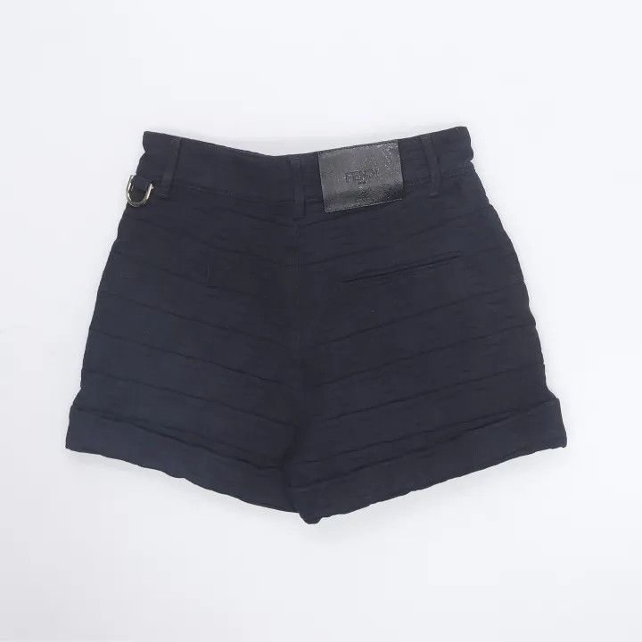 Fendi Fendi Women’s Plain Zipper Denim Shorts 0079 Size 38" / US 16 / IT 52 - 3 Thumbnail