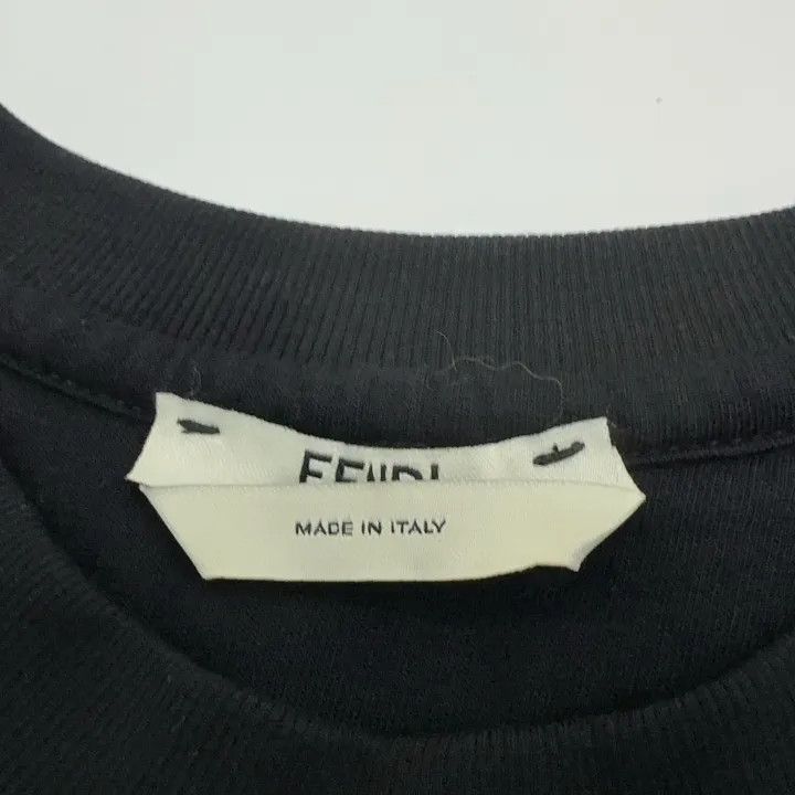 Fendi Fendi Logo Print Short Sleeve T-Shirt 0079 Size XS / US 0-2 / IT 36-38 - 4 Thumbnail