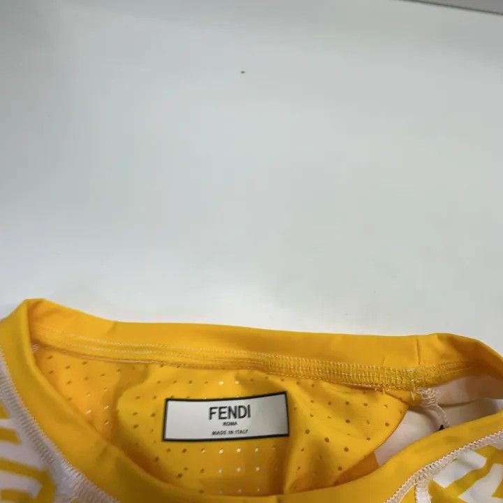 Fendi Fendi Yellow Sports Set with Shorts and Top 0079 Size S / US 4 / IT 40 - 7 Thumbnail