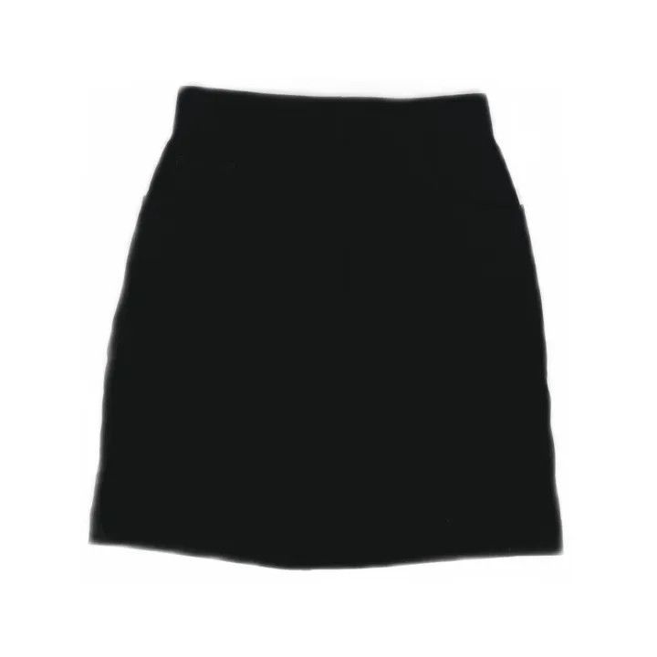 Fendi Fendi High-Waisted Black Denim Skirt for Women 0079 Size 38" / US 16 / IT 52 - 2 Thumbnail