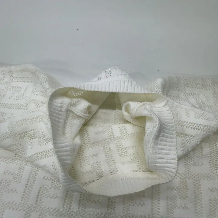Fendi Fendi White Cotton Short Sleeve T-Shirt 0079 Size M / US 6-8 / IT 42-44 - 6 Thumbnail
