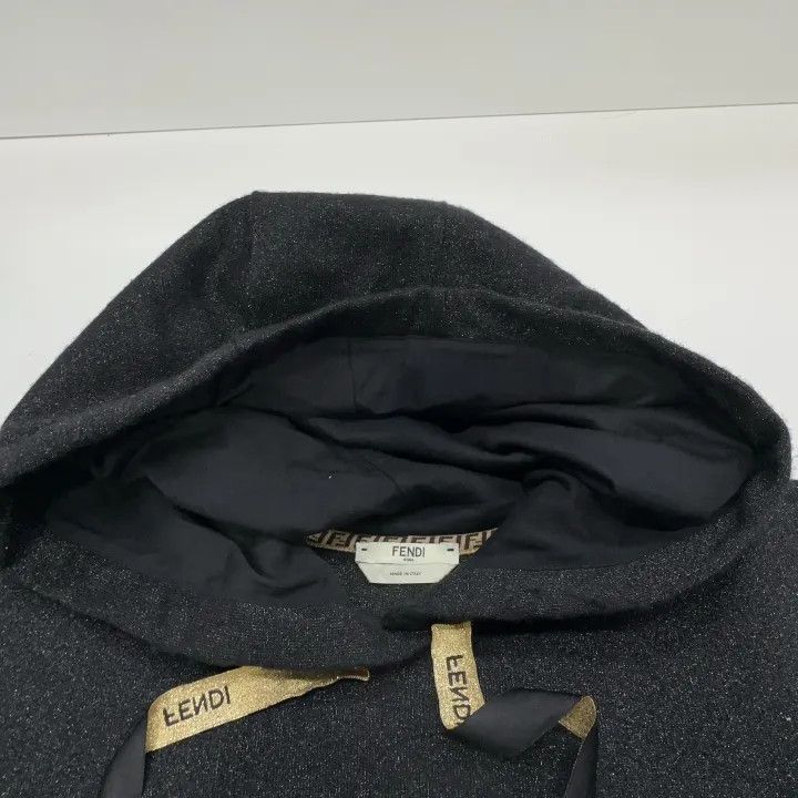 Fendi FENDI Lurex Hooded Sweatshirt for Women 0079 Size M / US 6-8 / IT 42-44 - 7 Thumbnail