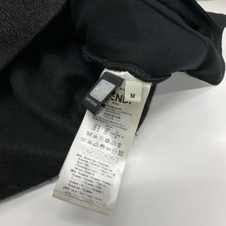 Fendi FENDI Lurex Hooded Sweatshirt for Women 0079 Size M / US 6-8 / IT 42-44 - 5 Thumbnail