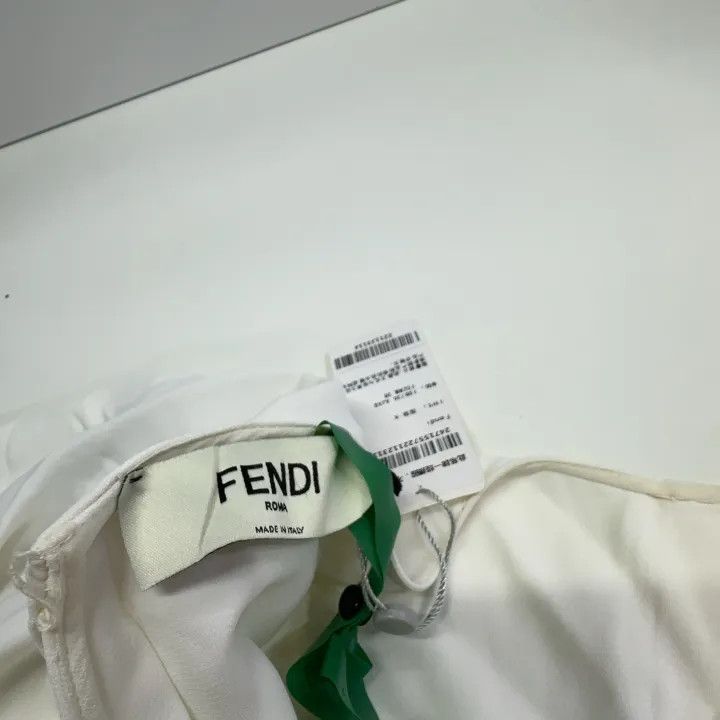 Fendi Fendi SS22 Belted Cape Detail Dress 0079 Size S / US 4 / IT 40 - 4 Thumbnail