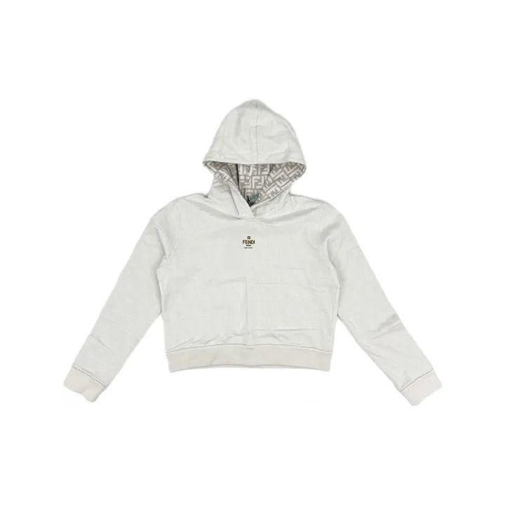 Fendi Fendi SS23 Logo Print Hoodie for Women 0079 Size M / US 6-8 / IT 42-44 - 2 Thumbnail