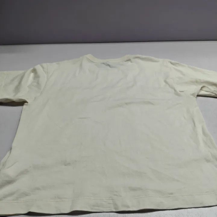 Fendi Fendi Logo Embroidered White Short Sleeve T-Shirt 0079 Size S / US 4 / IT 40 - 5 Thumbnail