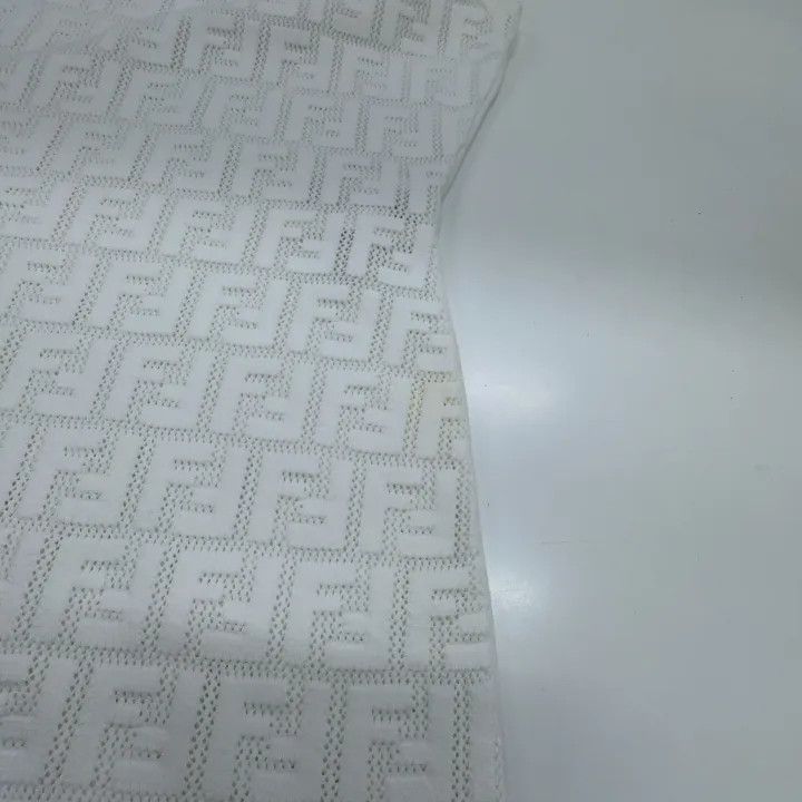 Fendi Fendi White Sleeveless Knit Dress with Logo 0079 Size S / US 4 / IT 40 - 9 Thumbnail