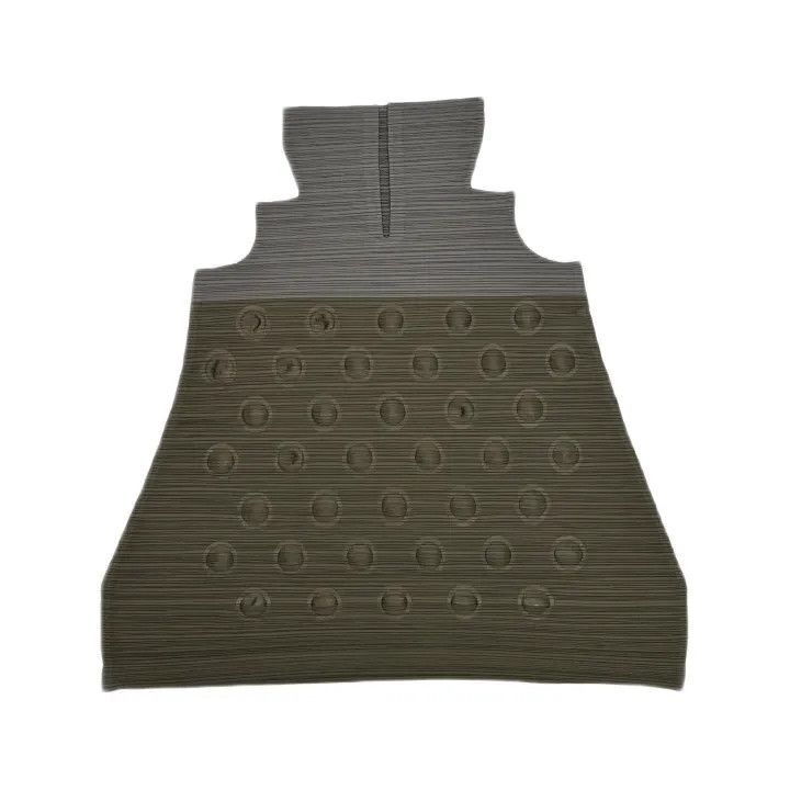 Issey Miyake Issey Miyake Color-Blocked Pleated Dress 0079 Size S / US 4 / IT 40 - 2 Thumbnail