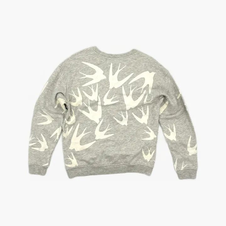Alexander McQueen Alexander McQueen Swallow Print Sweatshirt 0079 Size S / US 4 / IT 40 - 3 Thumbnail