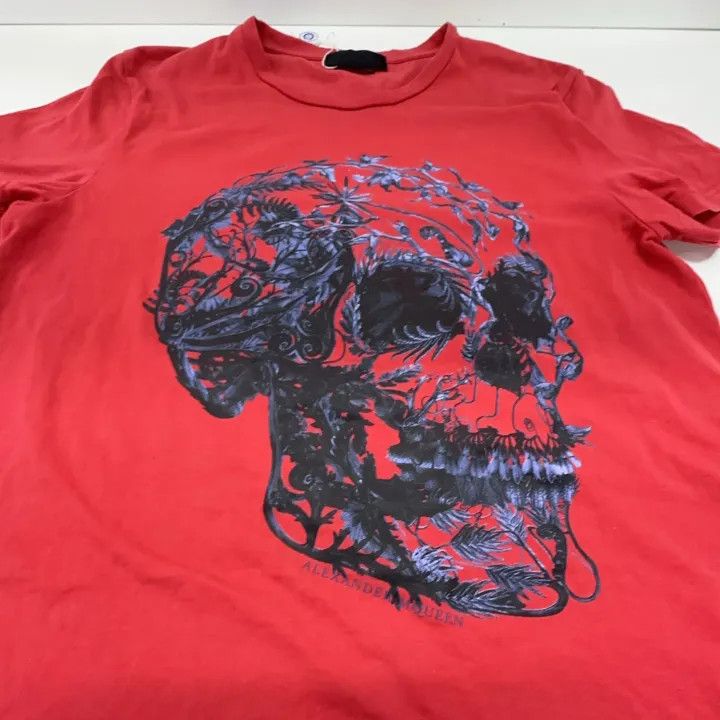 Alexander McQueen Alexander McQueen Casual Skull Graphic T-Shirt 0079 Size XS / US 0-2 / IT 36-38 - 8 Thumbnail