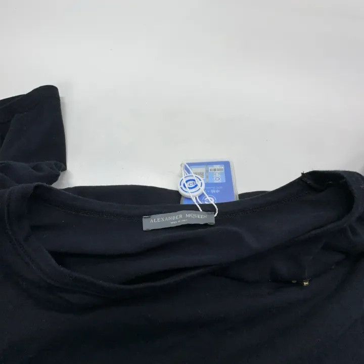 Alexander McQueen Alexander McQueen Casual Plain Short Sleeve Top 0079 Size M / US 6-8 / IT 42-44 - 7 Thumbnail