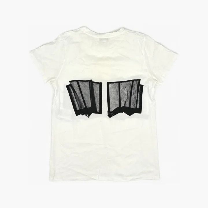 Alexander McQueen Alexander McQueen SS21 Bustier Print T-shirt 0079 Size M / US 6-8 / IT 42-44 - 3 Thumbnail