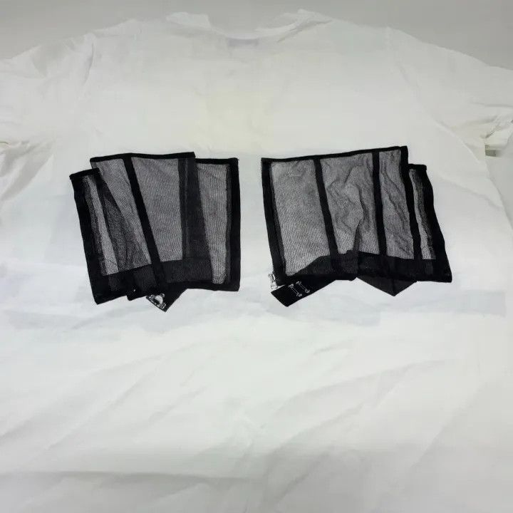 Alexander McQueen Alexander McQueen SS21 Bustier Print T-shirt 0079 Size M / US 6-8 / IT 42-44 - 13 Thumbnail