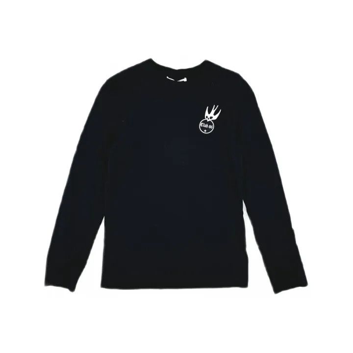 Alexander McQueen Alexander McQueen Black Long Sleeve Casual Tee 0079 Size S / US 4 / IT 40 - 2 Thumbnail