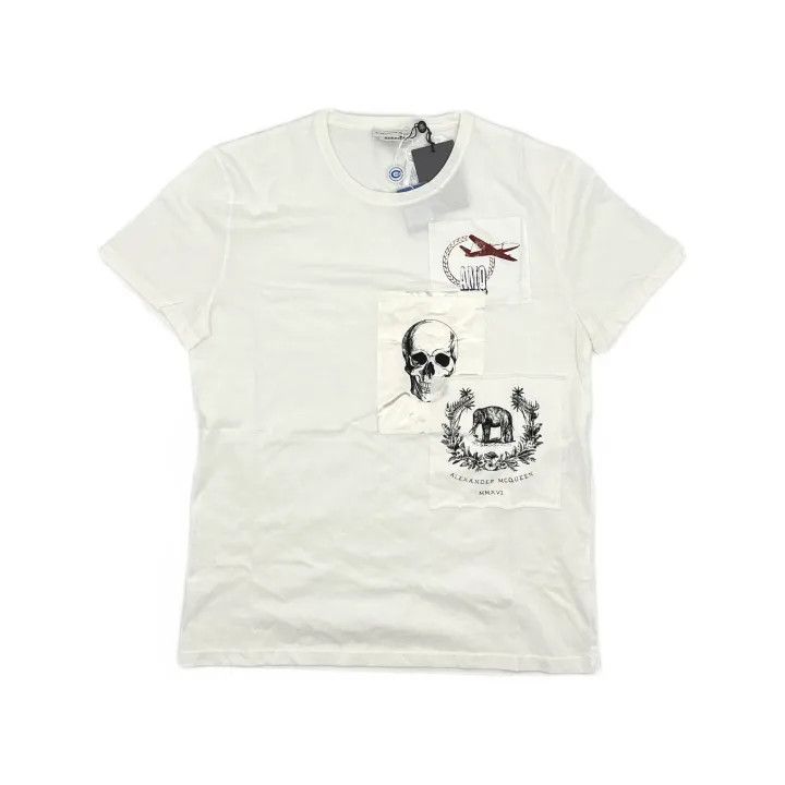 Alexander McQueen Alexander McQueen Casual Graphic Print T-Shirt 0079 Size L / US 10 / IT 46 - 2 Thumbnail