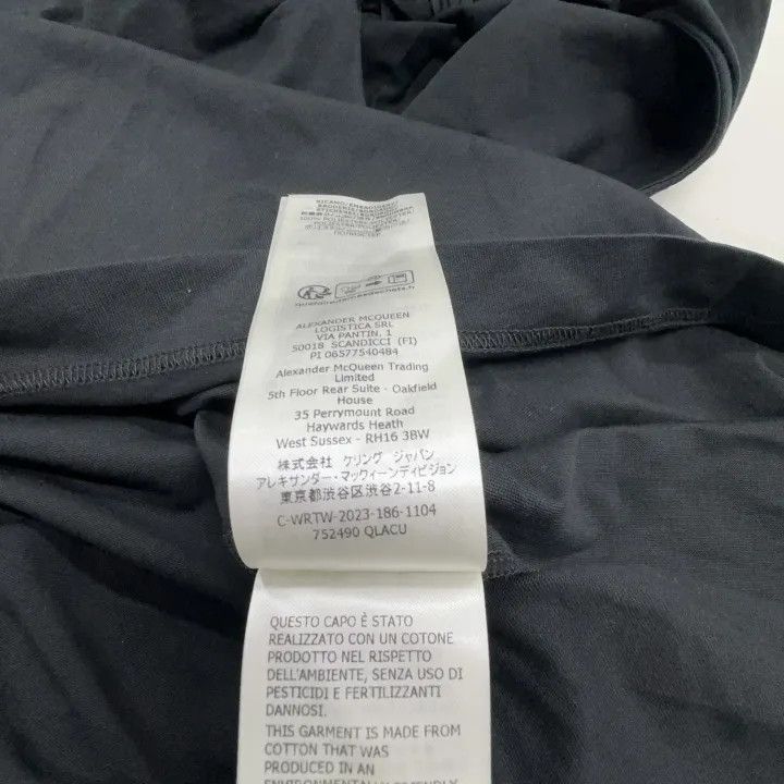 Alexander McQueen Alexander McQueen FW23 Casual Black T-Shirt 0079 Size L / US 10 / IT 46 - 5 Thumbnail