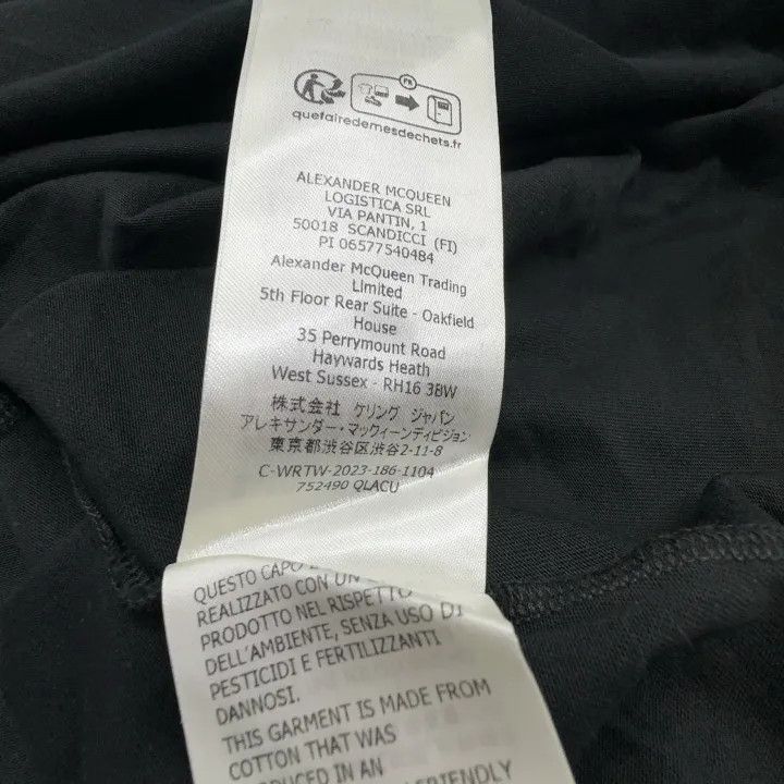 Alexander McQueen Alexander McQueen Black Casual Short Sleeve T-Shirt 0079 Size L / US 10 / IT 46 - 5 Thumbnail