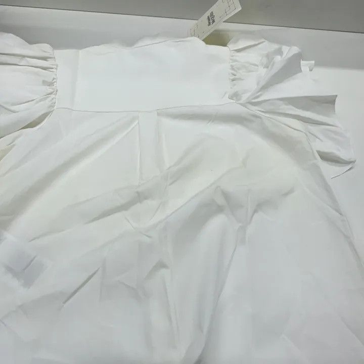Alexander McQueen Alexander McQueen SS21 Ruffled Cotton Shirt 0079 Size L / US 10 / IT 46 - 7 Thumbnail