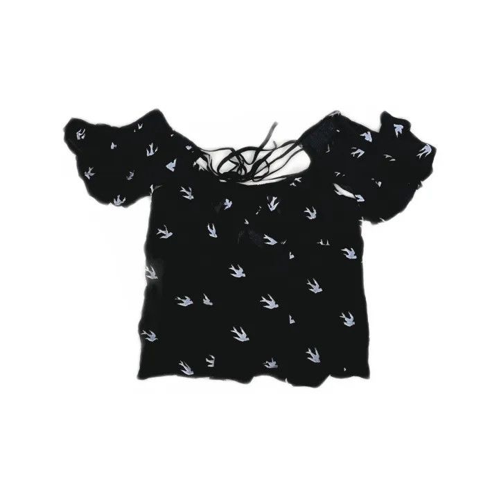 Alexander McQueen Alexander McQueen Stylish Printed Short Sleeve Top 0079 Size S / US 4 / IT 40 - 2 Thumbnail