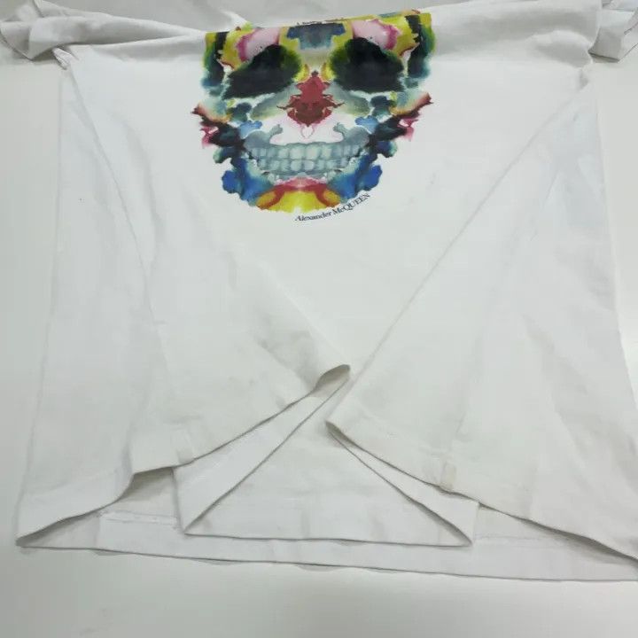 Alexander McQueen Alexander McQueen Colorful Skull Print T-Shirt 0079 Size L / US 10 / IT 46 - 18 Thumbnail