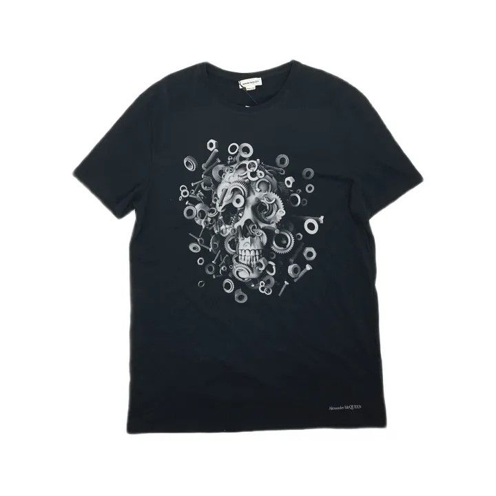 Alexander McQueen Alexander McQueen Skull Print Round Neck T-Shirt 0079 Size XL / US 12-14 / IT 48-50 - 2 Thumbnail