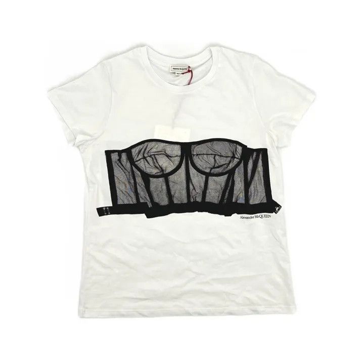 Alexander McQueen Alexander McQueen SS22 Short Sleeve Graphic T-Shirt 0079 Size M / US 6-8 / IT 42-44 - 2 Thumbnail