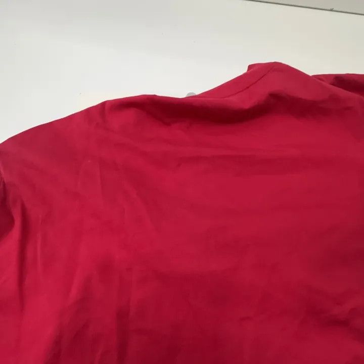 Alexander McQueen Alexander McQueen Red Asymmetrical Short Sleeve T-Shirt 0079 Size M / US 6-8 / IT 42-44 - 8 Thumbnail