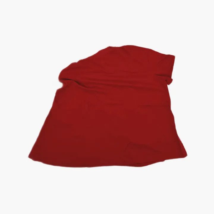Alexander McQueen Alexander McQueen Red Asymmetrical Short Sleeve T-Shirt 0079 Size M / US 6-8 / IT 42-44 - 3 Thumbnail