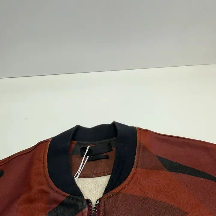 Alexander McQueen Alexander McQueen Irregular Pattern Baseball Jacket 0079 Size L / US 10 / IT 46 - 7 Thumbnail