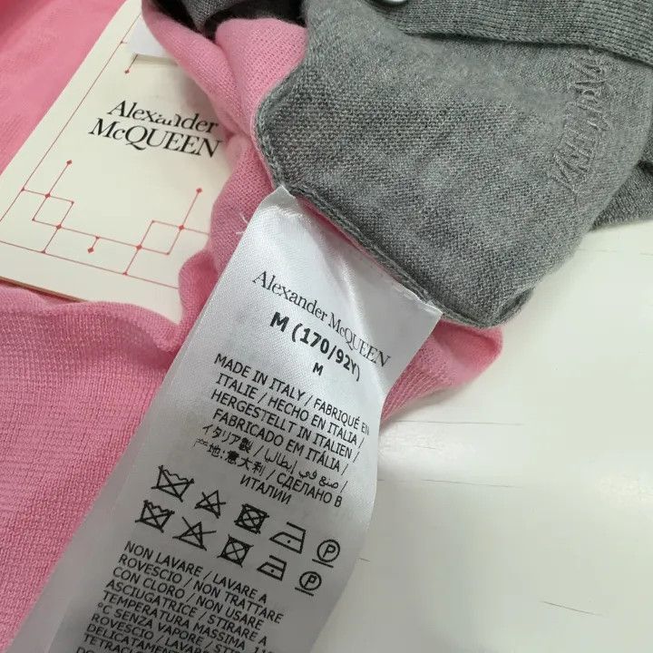 Alexander McQueen Alexander McQueen Gray Long Sleeve Knit Top 0079 Size M / US 6-8 / IT 42-44 - 3 Thumbnail