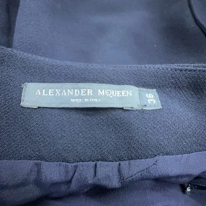 Alexander McQueen Alexander McQueen Casual Solid Skirt 0079 Size 36" / US 14 / IT 50 - 4 Thumbnail