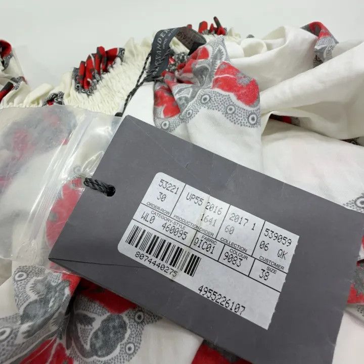 Alexander McQueen Alexander McQueen Floral Print Midi Skirt 0079 Size 38" / US 16 / IT 52 - 6 Thumbnail