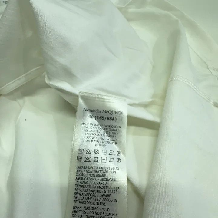 Alexander McQueen Alexander McQueen SS23 White Asymmetrical T-Shirt 0079 Size M / US 6-8 / IT 42-44 - 6 Thumbnail