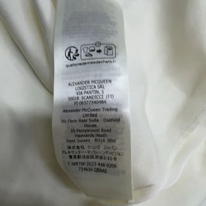 Alexander McQueen Alexander McQueen White Sleeveless Ruched Shirt 0079 Size S / US 4 / IT 40 - 6 Thumbnail