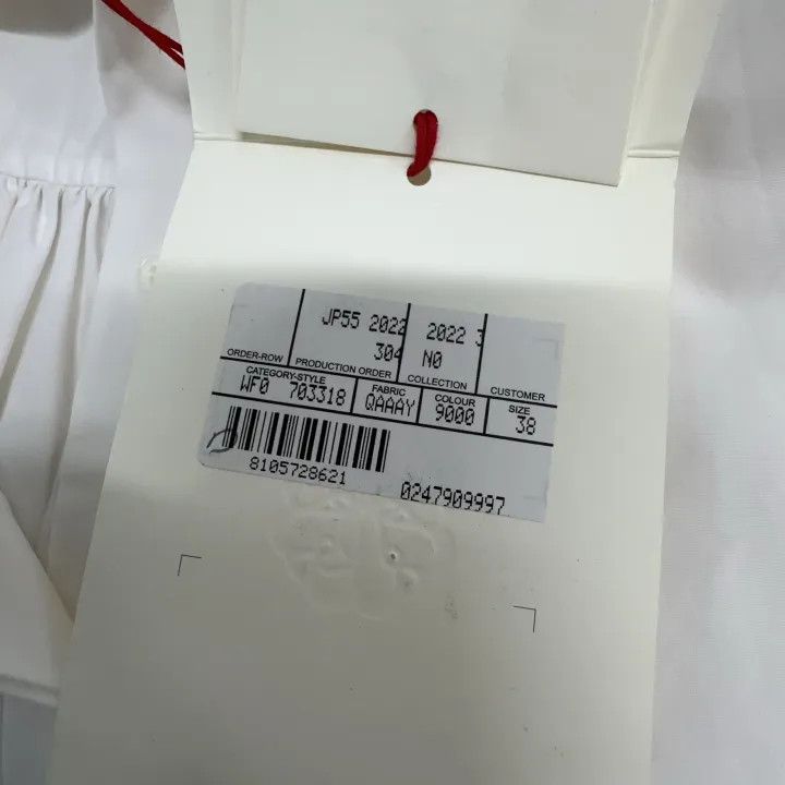 Alexander McQueen Alexander McQueen White Long Sleeve Dress 0079 Size M / US 6-8 / IT 42-44 - 6 Thumbnail