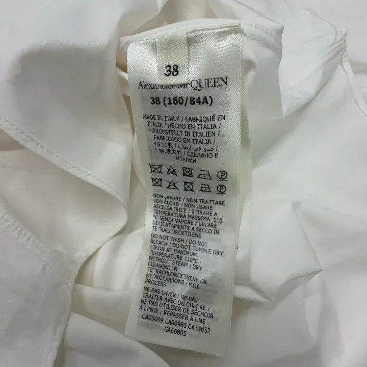 Alexander McQueen Alexander McQueen White Oversized Long Sleeve Shirt 0079 Size M / US 6-8 / IT 42-44 - 6 Thumbnail