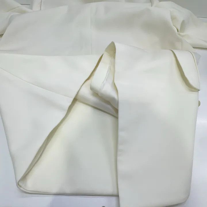 Alexander McQueen Alexander McQueen White Double-Breasted Wool Blazer 0079 Size L / US 10 / IT 46 - 13 Thumbnail