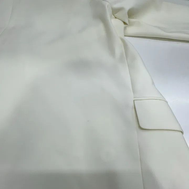 Alexander McQueen Alexander McQueen White Double-Breasted Wool Blazer 0079 Size L / US 10 / IT 46 - 12 Thumbnail