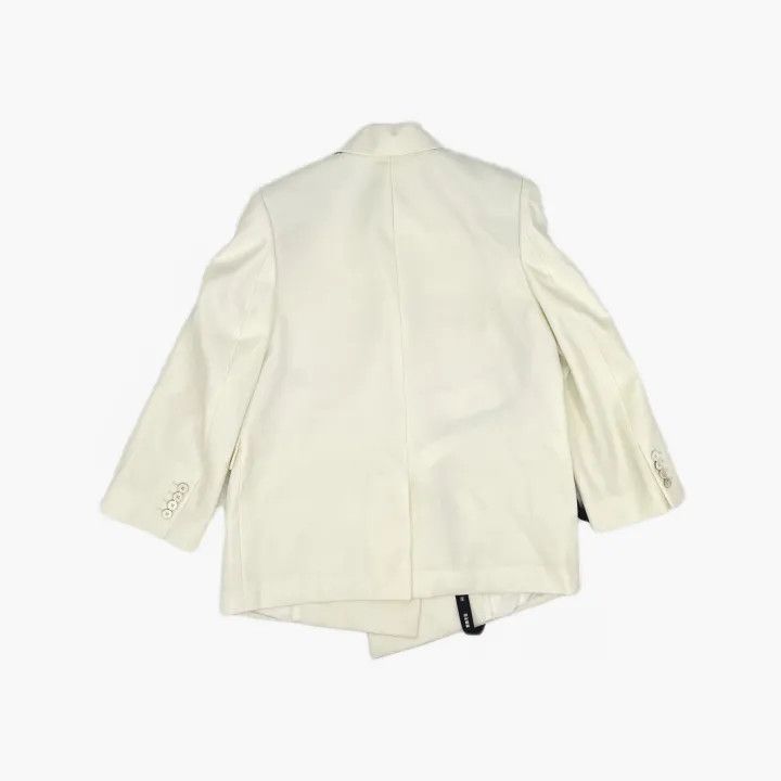 Alexander McQueen Alexander McQueen White Double-Breasted Wool Blazer 0079 Size L / US 10 / IT 46 - 3 Thumbnail